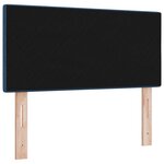 Tête de lit capitonnée bleu 100 cm en tissu
