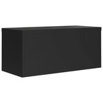 vidaXL Classeur noir 90x40x40 cm acier