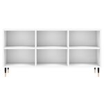 vidaXL Meuble TV blanc 103 5x30x50 cm bois d'ingénierie