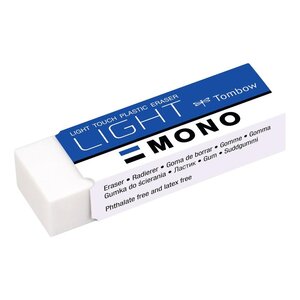 Gomme PVC MONO light spécial gommage doux TOMBOW