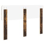 vidaXL Tête de lit Chêne fumé 160 cm Bois d'ingénierie