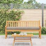 vidaXL Coussin de palette Taupe 200 x 40 x 8 cm Tissu Oxford