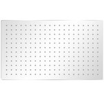 vidaXL Tête de douche plongeante rectangulaire en acier inoxydable 30x50 cm