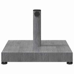vidaXL Socles de parasol d'extérieur Bois foncé 45 x 45 x 31.5 cm