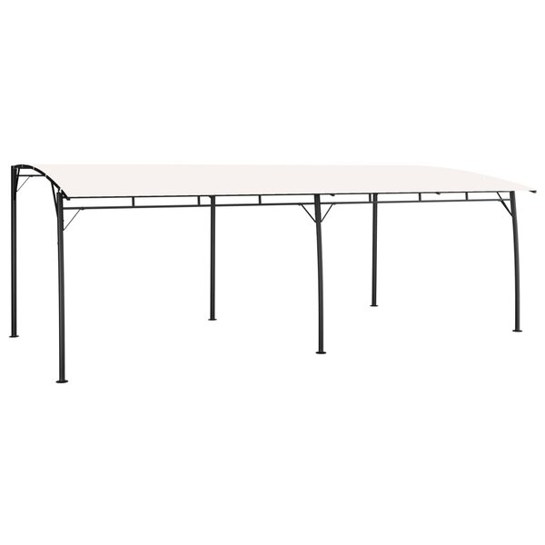 vidaXL Auvent pare-soleil de jardin 6x3x2 55 m crème