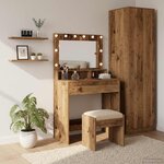 vidaXL Table de Toilette Bois ancien 75 5 x 41 x 135 cm