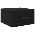 vidaXL Cabinet de chevet 2 Pièces Chêne noir 35 x 35 x 20 cm