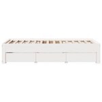 vidaXL Cadre de lit sans matelas avec tiroirs 75x190 cm bois de pin