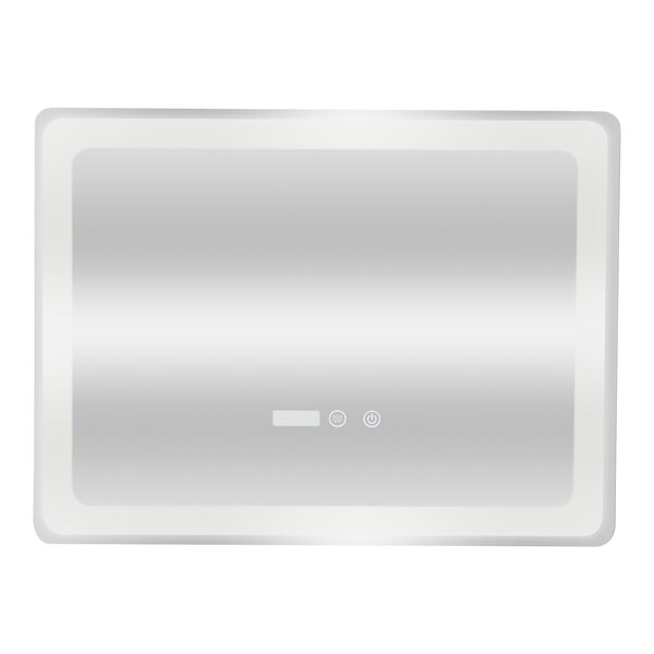 Miroir décoration moderne design LED 60 x 80 x 4 cm argent 03_0010155