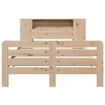 vidaXL Cadre de lit sans matelas 140x190 cm bois de pin massif