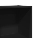 vidaXL Bibliothèque noir 60x30x114 cm bois d'ingénierie