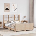 vidaXL Cadre de lit sans matelas 150x200 cm bois de pin massif