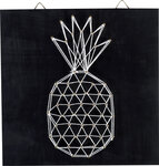 Tableau de fil tendu String Art Ananas 22cm