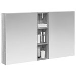 vidaXL Ensemble de Meubles de Salle de Bain 3 Pièces 120 x 14 5 x 70 cm