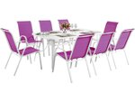 Salon de jardin "Cordoba XL 180" - Phoenix - Fuschia