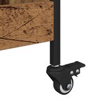 vidaXL Chariot de cuisine Manuel Bois ancien 70 x 30 x 82 cm