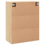 vidaXL Armoire murale chêne sonoma 69 5x34x90 cm bois d'ingénierie