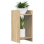 vidaXL Support de Plante Chêne Sonoma 30 x 30 x 60 cm
