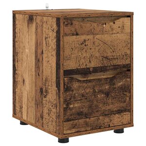 vidaXL Armoire de rangement Bois Ancien 40 x 48 x 57 cm