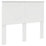 vidaXL Tête de lit Blanc brillant 120 cm Bois d'ingénierie