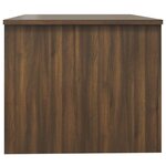 vidaXL Table basse Chêne marron 80x50x42 5 cm Bois d'ingénierie