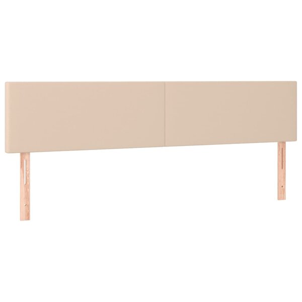 vidaXL Têtes de lit 2 Pièces Cappuccino 90x5x78/88 cm Similicuir