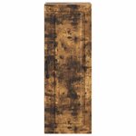 vidaXL Armoire Murale Chêne fumé 33 x 34 5 x 90 cm Bois d'ingénierie
