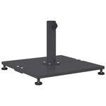 vidaXL Base de parasol extérieur Gris foncé 45 x 45 x 31 cm Acier