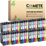 40 Cartouches 29XL Epson Compatibles Comete, Entreprise Française