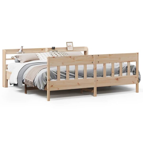 vidaXL Cadre de lit sans matelas 180x200 cm bois massif de pin
