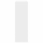 vidaXL Buffet avec tiroir Blanc 35 x 32 x 99 5 cm