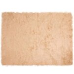 vidaXL Tapis en Peau de Mouton Synthétique Beige 240 x 340 cm