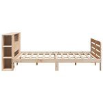 vidaXL Cadre de lit sans matelas 180x200 cm bois massif de pin