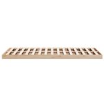 vidaXL Cadre de lit surélevé Naturel 213.5 x 104 x 9 cm Pin massif