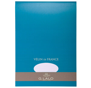 Bloc Vélin de france A4 50 feuilles 100g Blanc G.LALO