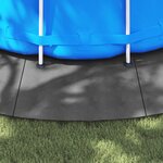 vidaXL Tapis de sol pour piscine   gris clair  Ø 610 cm  tissu non tissé  rond.