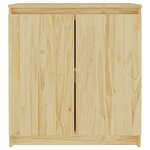 vidaXL Armoire latérale 60x36x65 cm bois de pin massif