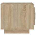 vidaXL Table basse chêne sonoma 51x50x45 cm bois d'ingénierie