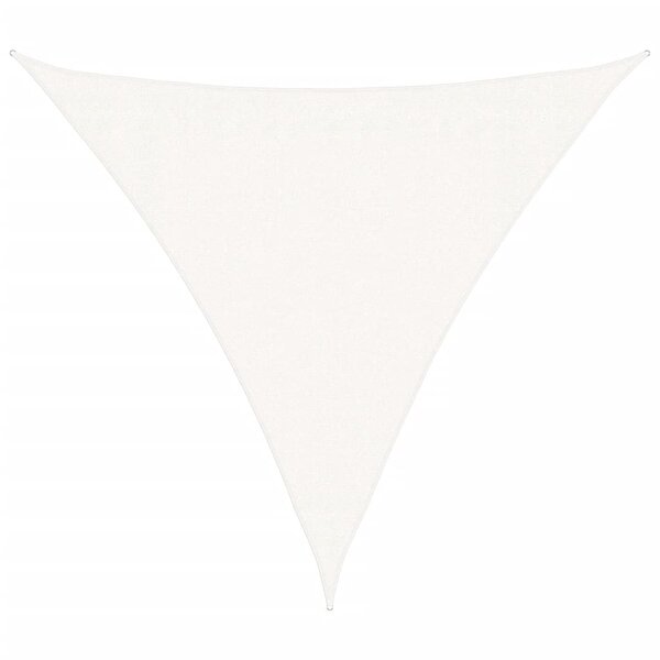 vidaXL Voile d'ombrage 160 g/m² Blanc 3x3x3 m PEHD