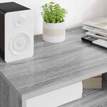 vidaXL Meuble TV Gris Sonoma 100 x 48 x 43 cm Bois d'ingénierie