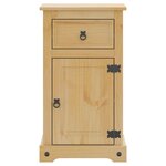 vidaXL Armoire de salle de bain Corona 45x33x80 cm bois de pin massif