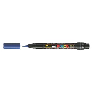Marqueur pinceau Brush POSCA PCF350 1-10mm Bleu Foncé x 5 POSCA