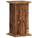 vidaXL Support pour plantes vieux bois 33x33x60 cm bois d'ingénierie