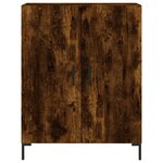 vidaXL Buffet chêne fumé 69 5x34x90 cm bois d'ingénierie