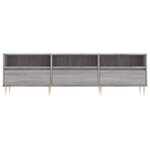 vidaXL Meuble TV sonoma gris 150x30x44 5 cm bois d'ingénierie