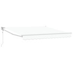 vidaXL Auvent automatique rétractable Blanc 300x250 cm