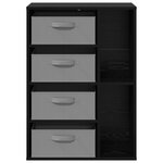 vidaXL Buffet Chêne noir 60 x 33 5 x 84 cm