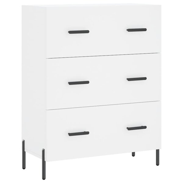 vidaXL Buffet blanc 69 5x34x90 cm bois d'ingénierie