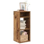 vidaXL Bibliothèque vieux bois 34x31x80 cm bois d'ingénierie
