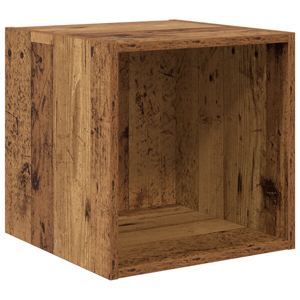 vidaXL Meuble mural Bois ancien 37 x 37 x 37 cm Bois d'ingénierie